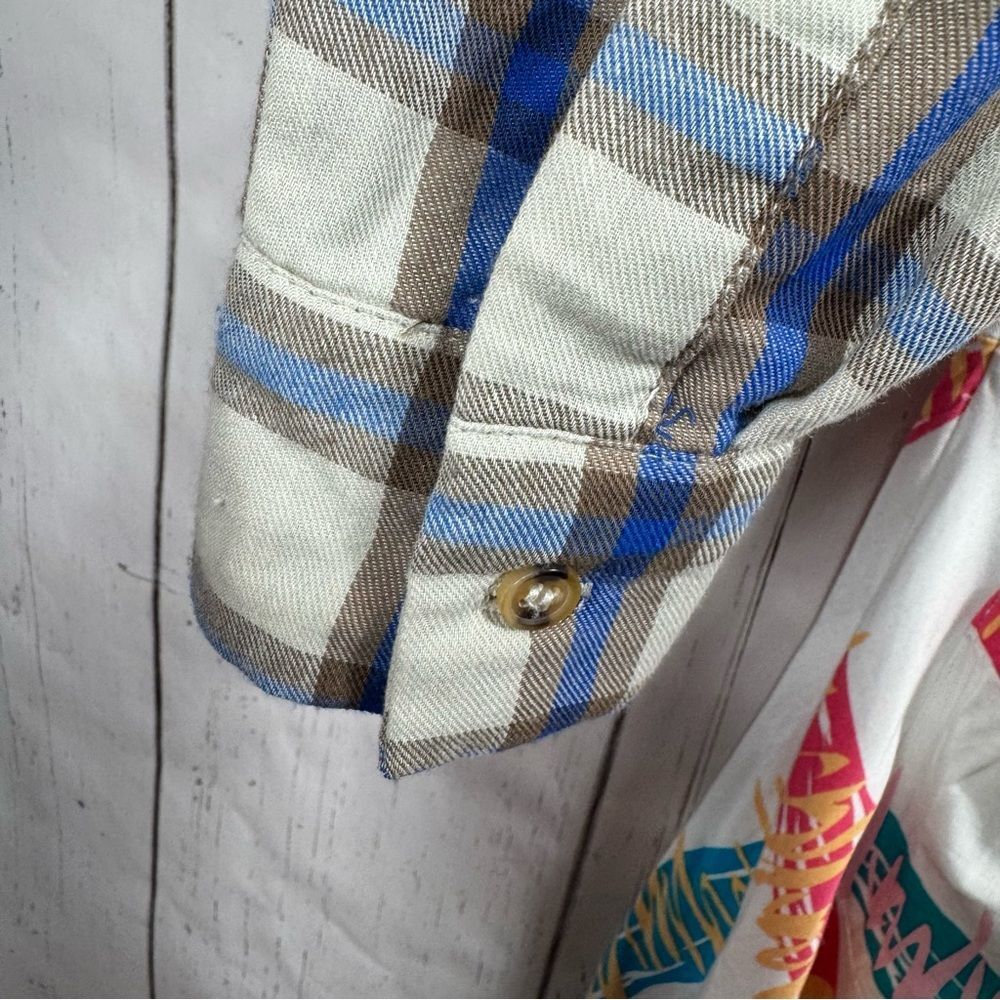 Stranger Things Plaid Shirt Mini Dress Multicolor Long Sleeve Netflix Eleven - Picture 8 of 14